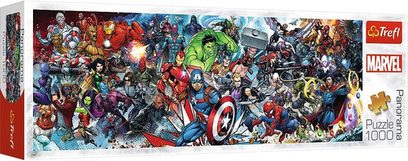 Avengers Jigsaw Puzzle 1000 Piece Panaramic Panarama The Marvel Universe World