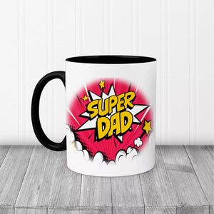 Super Dad Comic Style Mug