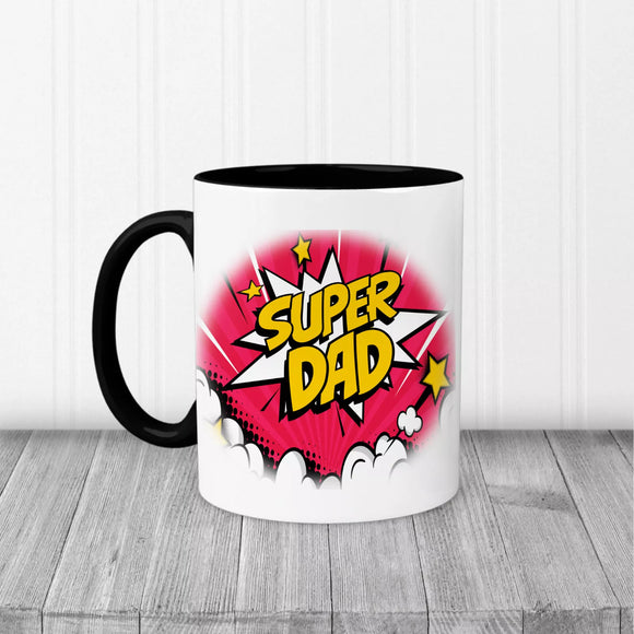 Super Dad Comic Style Mug