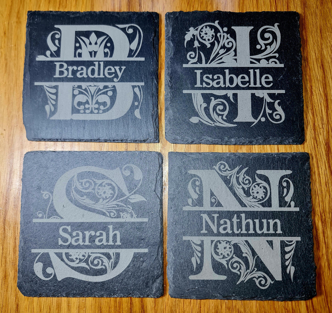 Personalised Slate coaster