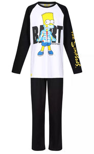 Bart Simpson Long Sleeve Long Leg Pyjamas