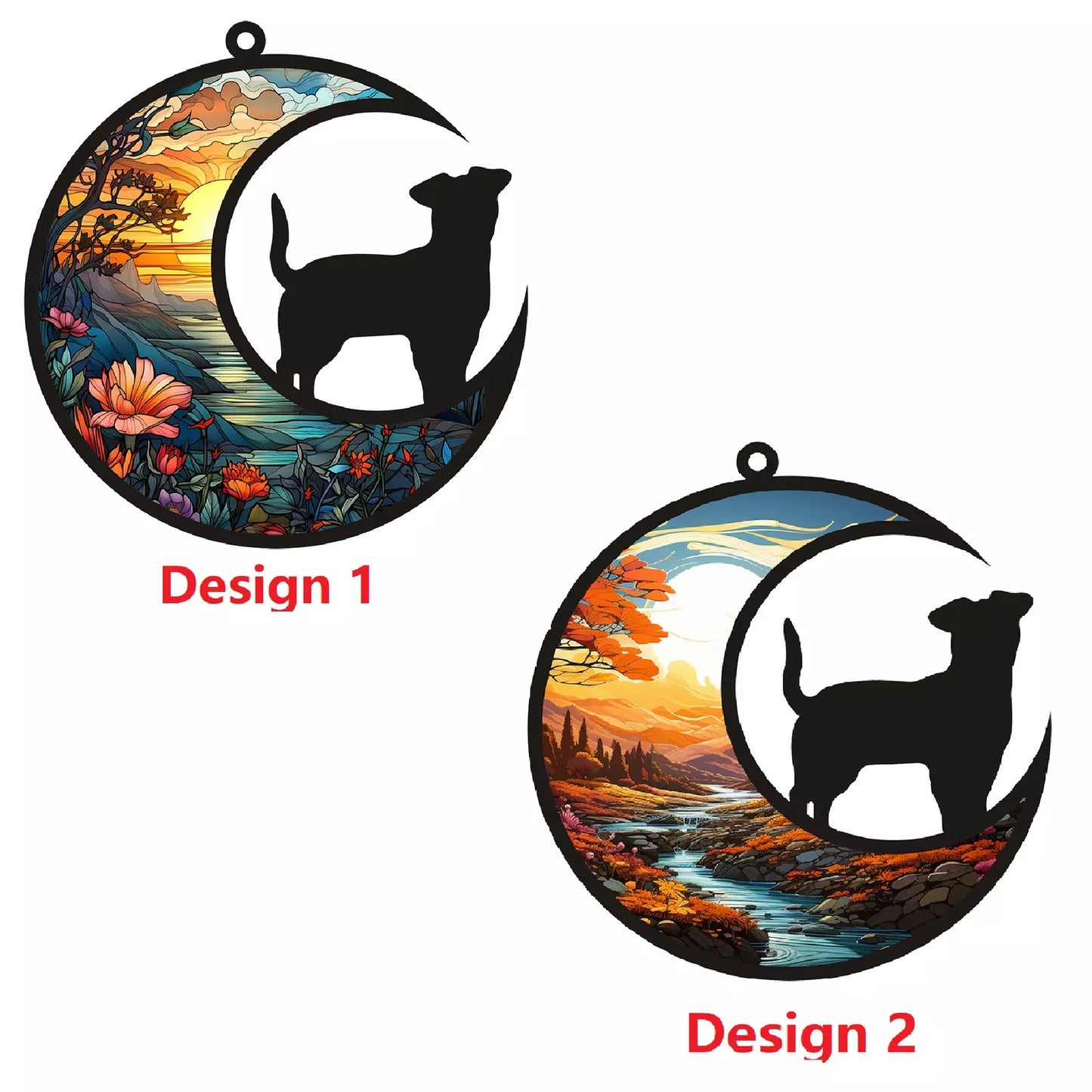 Personalised Dog Cat Memorial Suncatcher