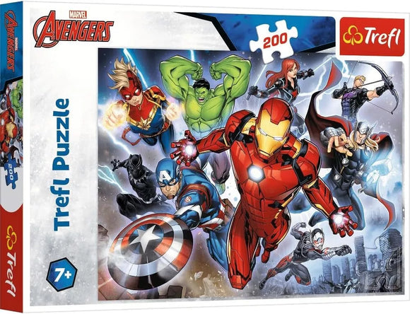 Avengers Jigsaw Puzzle 200 Piece Kids Marvel Iron Man Hulk Captain America Thor