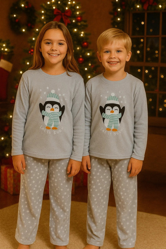 Kids Xmas Pyjamas - Penguin