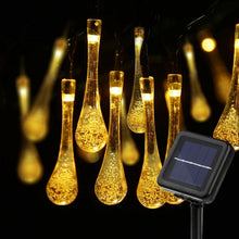 Load image into Gallery viewer, 20 LED Raindrop Solar Lights