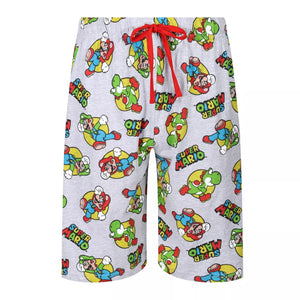 Mens Lounge Shorts Character Cartoon Pyjama Sleep Night Wear Shorts