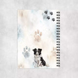 Impawtant Notes Collie A5 Spiral Bound Notebook