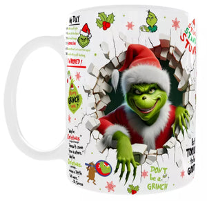 Funny Grinch Novelty Mug