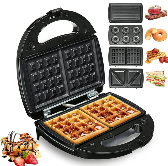 Waffle Maker 4 in 1, Sandwich Toaster 4 Slice, Toastie Maker, Panini...