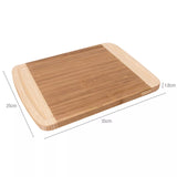 Bamboo Chopping Boards, 35 x 25cm Includes 2 Cooking Utensil