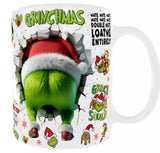 Funny Grinch Novelty Mug