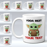 Personalised Baby Yoda Mug