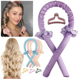 Silk Ribbon Hair Curlers Heatless Curling Rod Headband