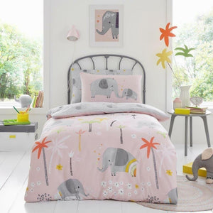 Elephant Print Duvet Cover Set