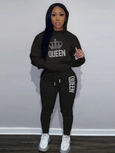 Load image into Gallery viewer, Queens Crown Hoodie and Pants Set