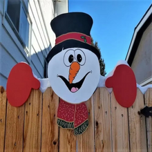 Load image into Gallery viewer, Christmas Fence Peekers