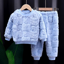 Load image into Gallery viewer, 2Pc Children Flannel Fleece Pyjama Set