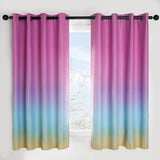 Kids Ombre Blackout Curtains - Multi