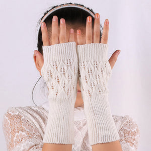 Knitted Hand Warmer Fingerless Gloves