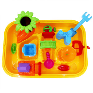 Kids Childrens Sand Water Table Toy With Accessories