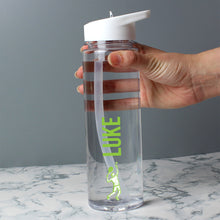 Load image into Gallery viewer, Personalised Sports Name Only Island Water Bottle