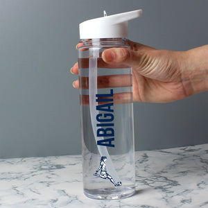 Personalised Sports Name Only Island Water Bottle