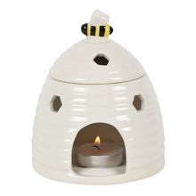 Load image into Gallery viewer, White Beehive Oil / Wax Burner