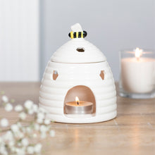 Load image into Gallery viewer, White Beehive Oil / Wax Burner