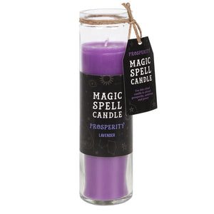 Lavender 'Prosperity' Magic Spell Tube Candle