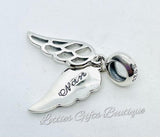 Sterling Silver Angel Wings Charm