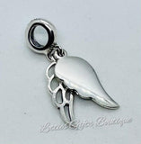 Sterling Silver Angel Wings Charm