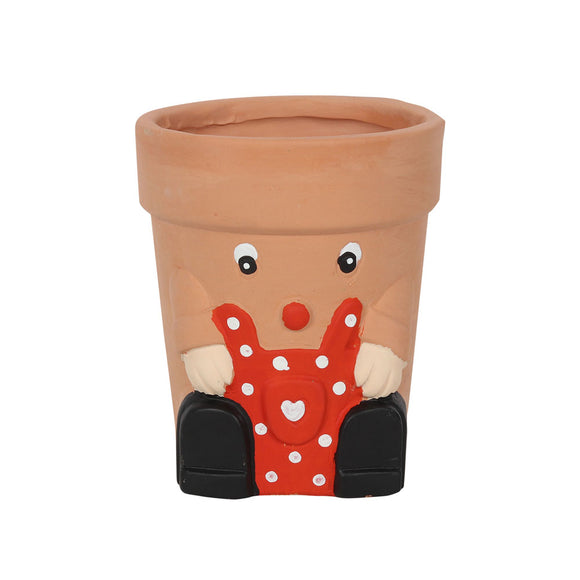 Pot Man Terracotta Plant Pot