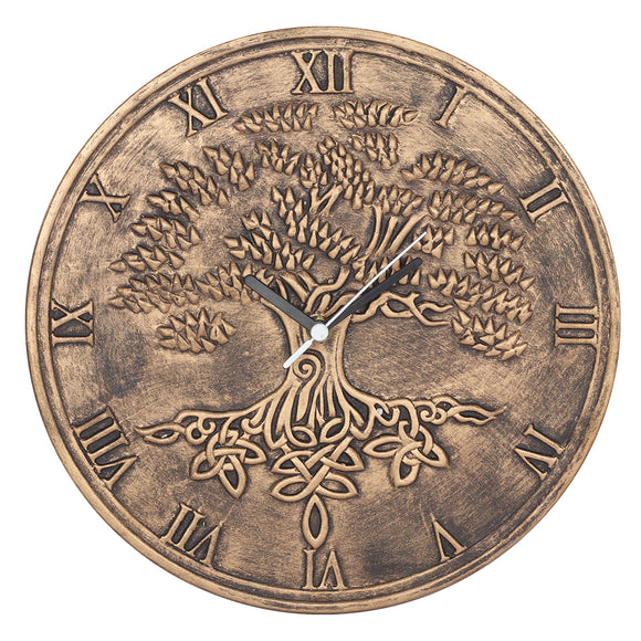 Terracotta Tree of Life Clock