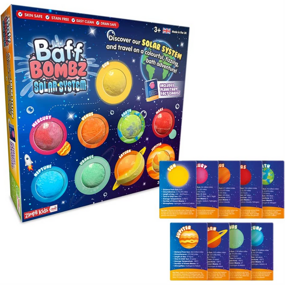 Kids Solar System Bath Bombs Gift Set