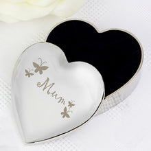 Load image into Gallery viewer, Butterflies Heart Trinket Box