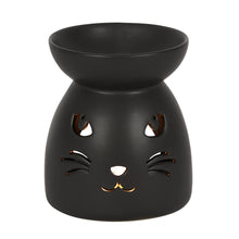 Load image into Gallery viewer, Black Cat Cut Out Oil Burner