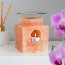 Load image into Gallery viewer, Cube Himalayan Salt Oil Burner