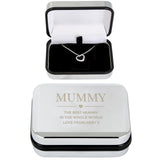 Personalised Box and Heart Necklace