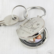 Load image into Gallery viewer, Personalised No.1 Dad Photo Keyring