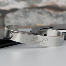 Load image into Gallery viewer, Personalised Classic Stainless Steel Bangle