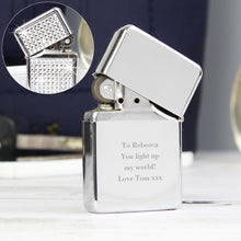 Load image into Gallery viewer, Personalised Any Message Diamante Lighter