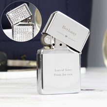 Load image into Gallery viewer, Personalised Decorative Heart Diamante Lighter