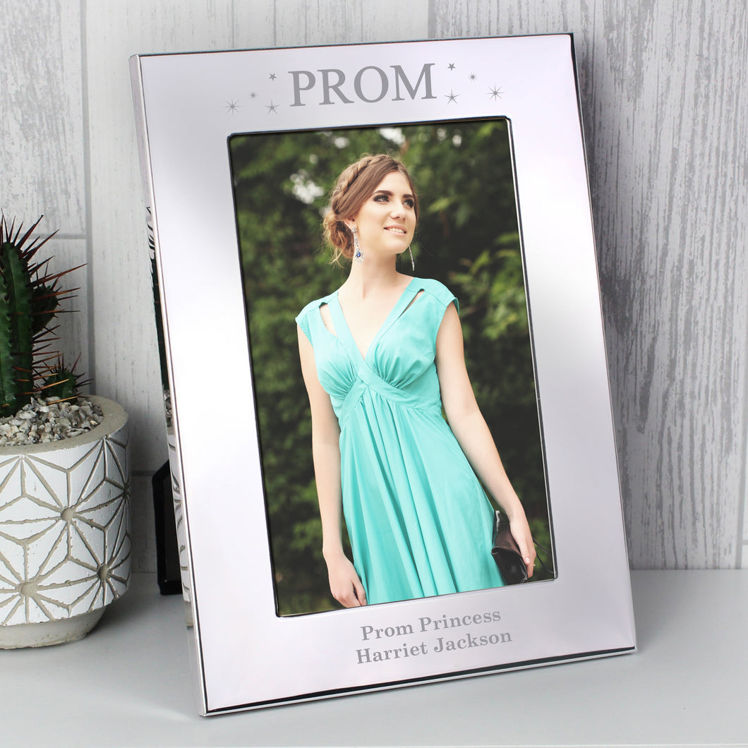 Personalised Prom Night Silver Photo Frame