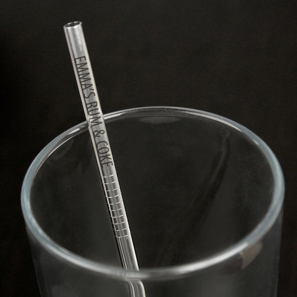 Personalised Reusable Eco Steel Straw