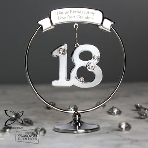 Personalised Crystocraft Birthday Celebration Ornament