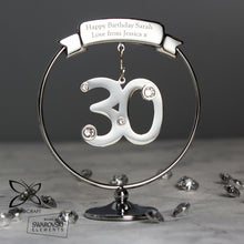 Load image into Gallery viewer, Personalised Crystocraft Birthday Celebration Ornament