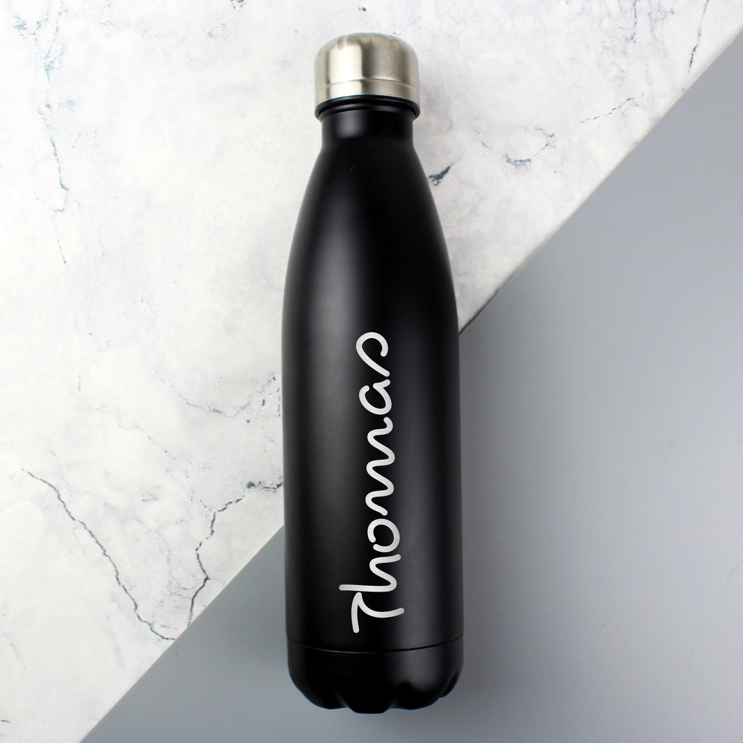 Personalised Name Only Island Metal Insulated Drinks Bottle