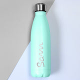 Personalised Name Only Island Metal Insulated Drinks Bottle