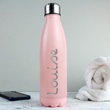 Load image into Gallery viewer, Personalised Name Only Island Metal Insulated Drinks Bottle