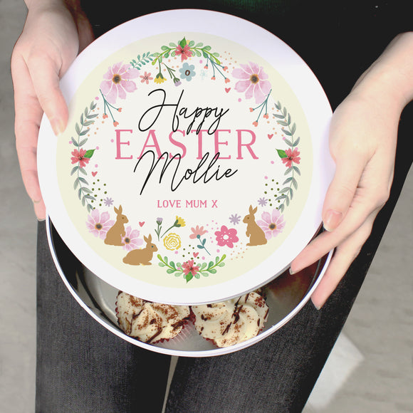 Personalised Springtime Cake Tin